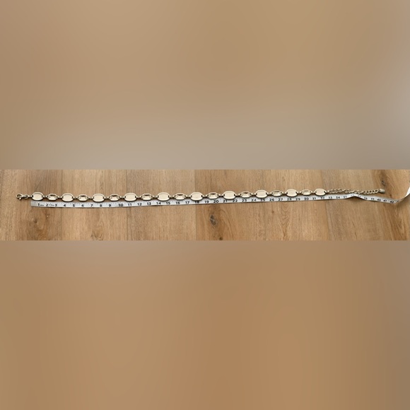 Geometric Chain Silvertone Southwestern Boho Hip Waist Adjustable Accessory Belt - Picture 3 of 4